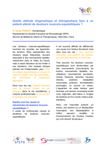 Quelle attitude diagnostique et thérapeutique face à un patient