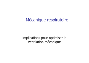 Mécanique respiratoire