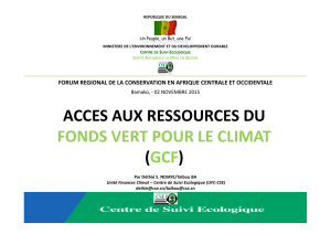 le fonds vert pour le climat (gcf)