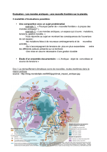 Evaluation : Les mondes arctiques : une nouvelle frontière sur la