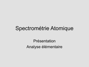 Cours Spectrométrie Optique ICP-AES, AA, etc