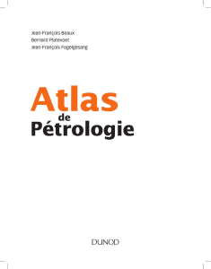 Atlas de géologie pétrologie
