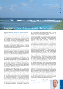L`océan et les changements climatiques