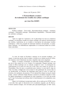 Lire la conférence. - Académie des Sciences et Lettres de Montpellier