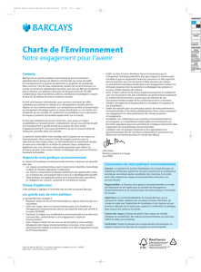 Charte de l`Environnement