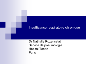 Insuffisance respiratoire chronique