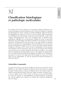 Classification histologique et pathologie moléculaire - iPubli