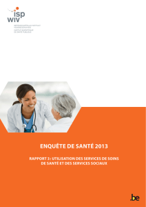 Utilisation des services de santé et des services sociaux