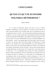conclusion qu`est-ce qu`une &eacute;conomie politique h&eacute;t&eacute;rodoxe