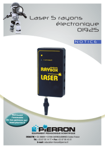 Laser 5 rayons électronique 01925