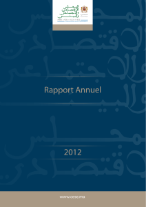 Rapport Annuel 2012