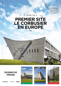 dossier de presse - Site Le Corbusier