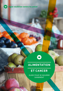 alimentation et cancer