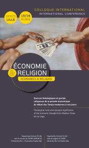 religion éConoMie - Association Charles Gide