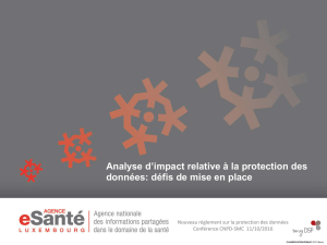 Analyse d`impact relative à la protection des données: défis de mise