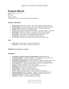 CV-Francis Marcil - Agence Hélène Robitaille