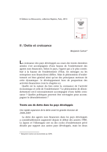 Dette et croissance