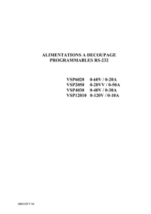 alimentations a decoupage programmables rs-232 vsp6020 0