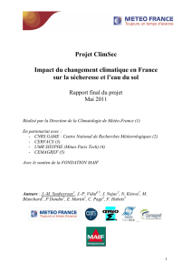 Rapport final du projet ClimSec