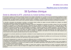 S6 Synthèse chimique