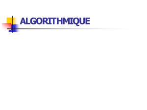 algorithmique - Académie de Strasbourg
