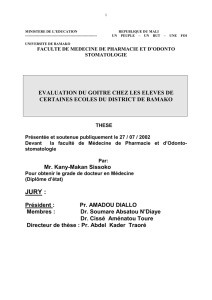 JURY - Portail malien d`information de santé