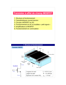 Transistor à effet de champ MOSFET