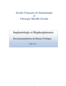 Implantologie et Bisphosphonates