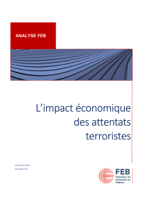 L`impact économique des attentats terroristes