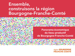 Panorama économique du tissu productif de Bourgogne