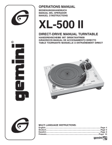 XL-500 II - www.produktinfo.conrad.com