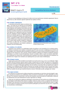 p. 291 - Les bactéries font de la résistance - bordas