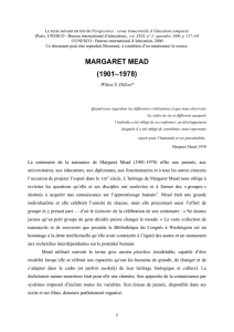 Margaret Mead - International Bureau of Education