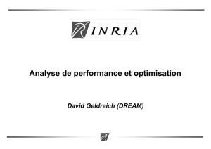 Analyse de performance et optimisation