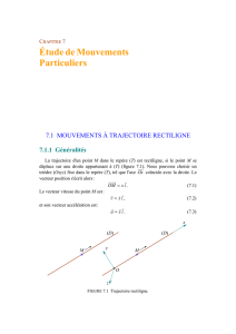 Étude de Mouvements Particuliers