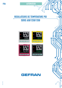 regulateurs de temperature pid serie 650/1250/1350