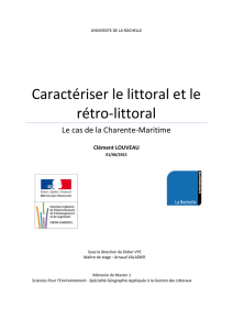 Caractériser le littoral et le rétro-littoral - DREAL Nouvelle