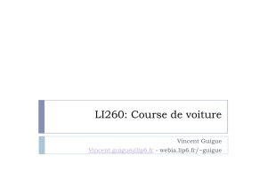 LI260: Course de voiture