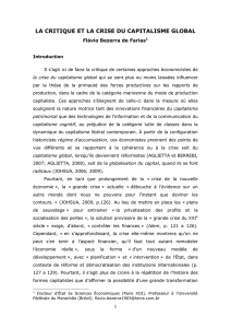 La critique et la crise du capitalisme global