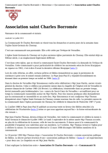Association saint Charles Borromée