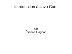 Introduction à Java Card