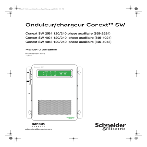 Onduleur/chargeur Conext™ SW