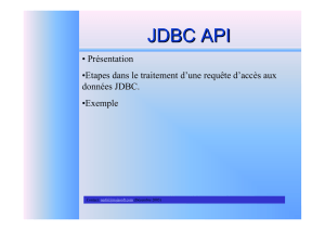 L`API JDBC - IT Formation