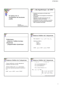 Un aperçu de la comparaison de structures d`ARN « Bio