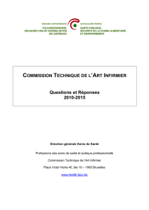 Questions des professionnels et des citoyens