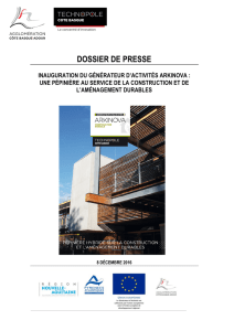 DOSSIER DE PRESSE - Agglomération Côte Basque Adour