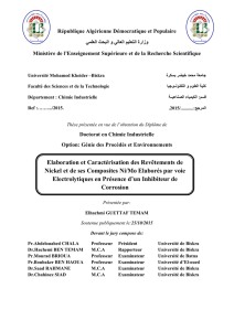 Références bibliographiques - University of Biskra Theses Repository