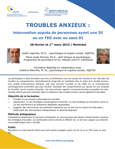 TROUBLES ANXIEUX :