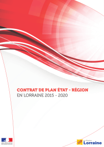 contrat de plan état - région en lorraine 2015 - 2020