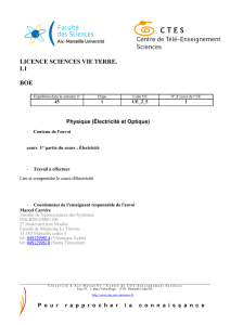 licence sciences vie terre. l1 boe